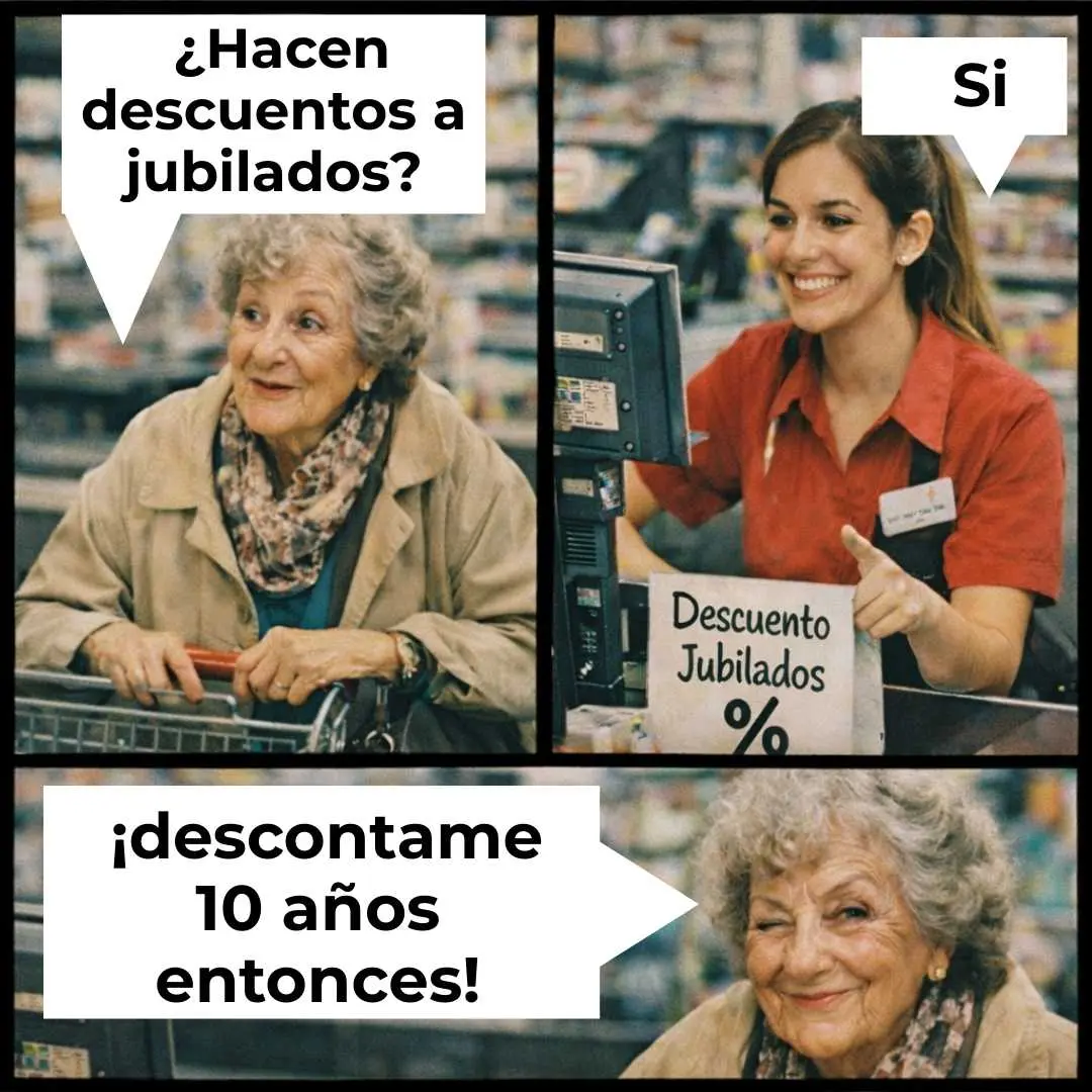 descuento a jubilados